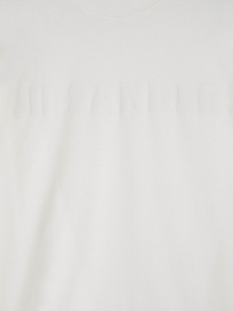 Bluza Jil Sander logo-print alba - imagine 3