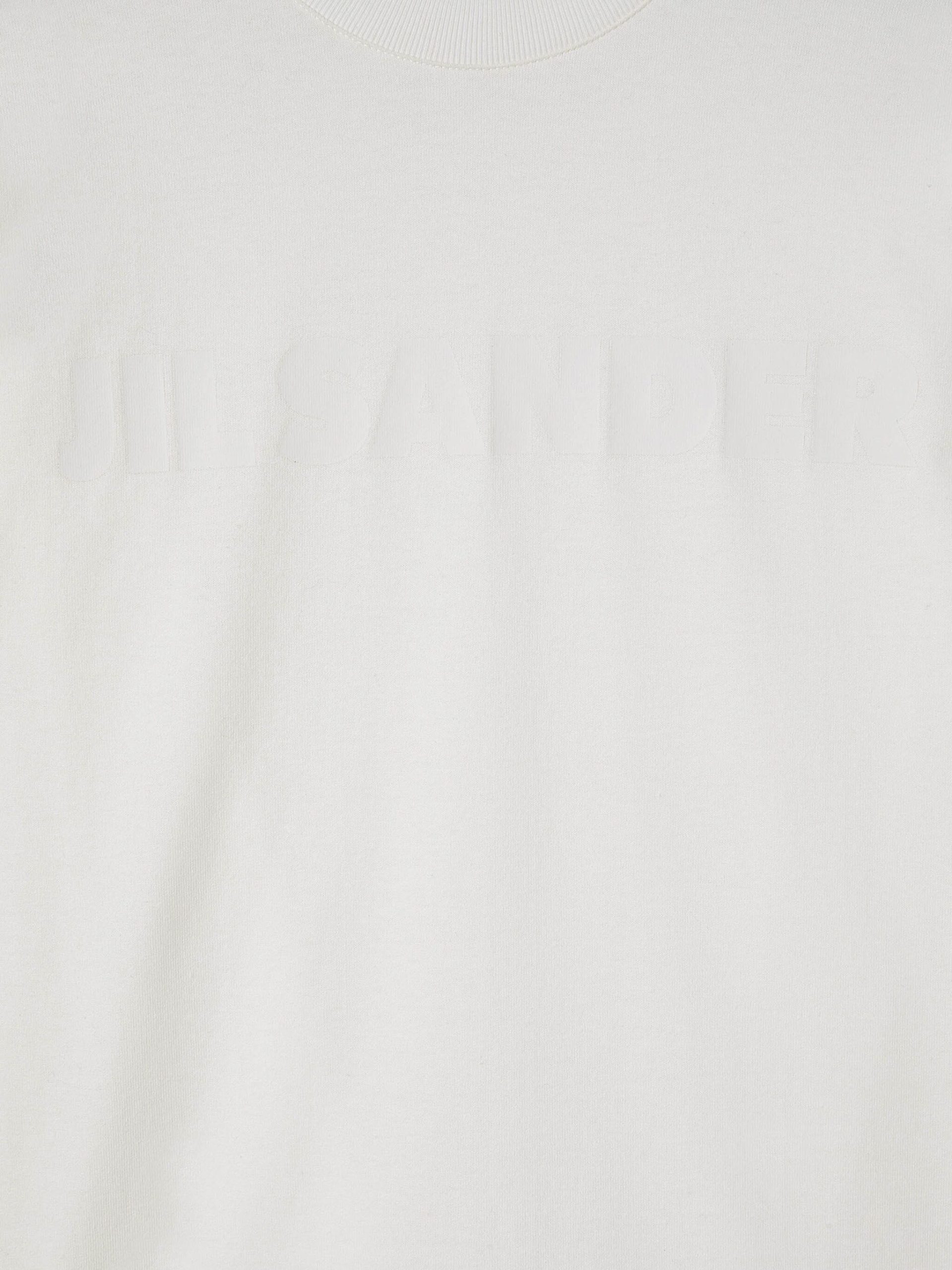 Bluza Jil Sander logo-print alba - imagine 3