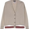 Cardigan Lorena Antoniazzi V-Neck bej