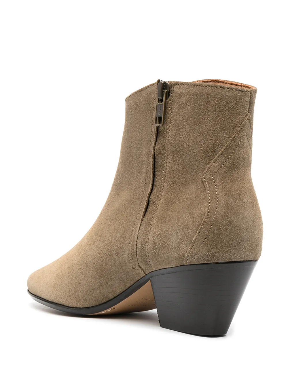 Ghete Isabel Marant Dacken khaki - imagine 2