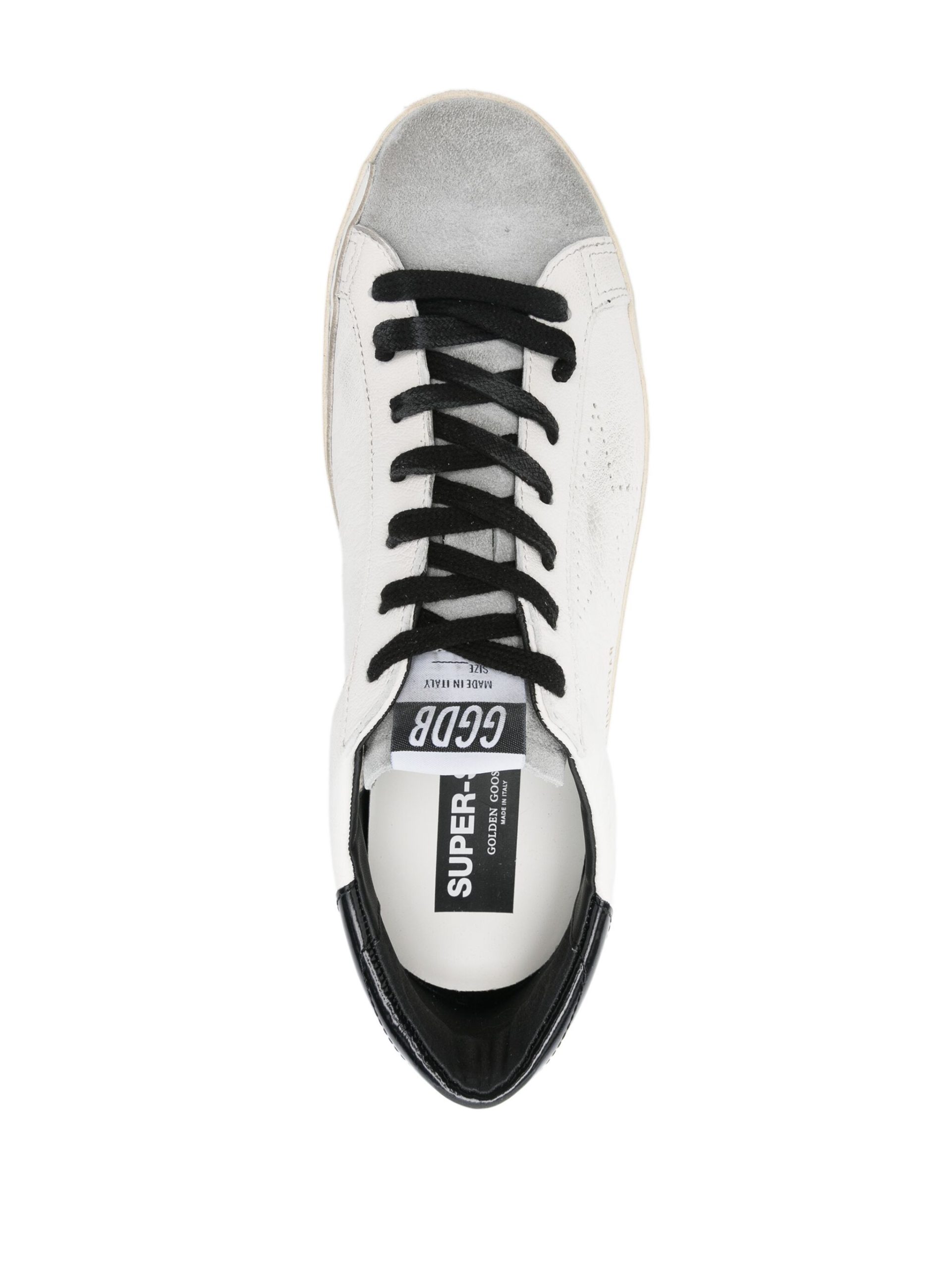 Sneakers Golden Goose Super-star alb/bej - imagine 3