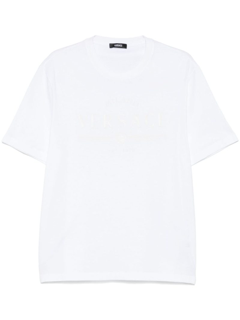 Tricou Versace Logo-Print alb
