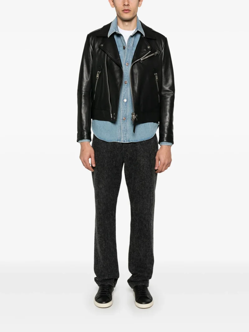 Alternative view of Camasa TOM FORD Denim albastra