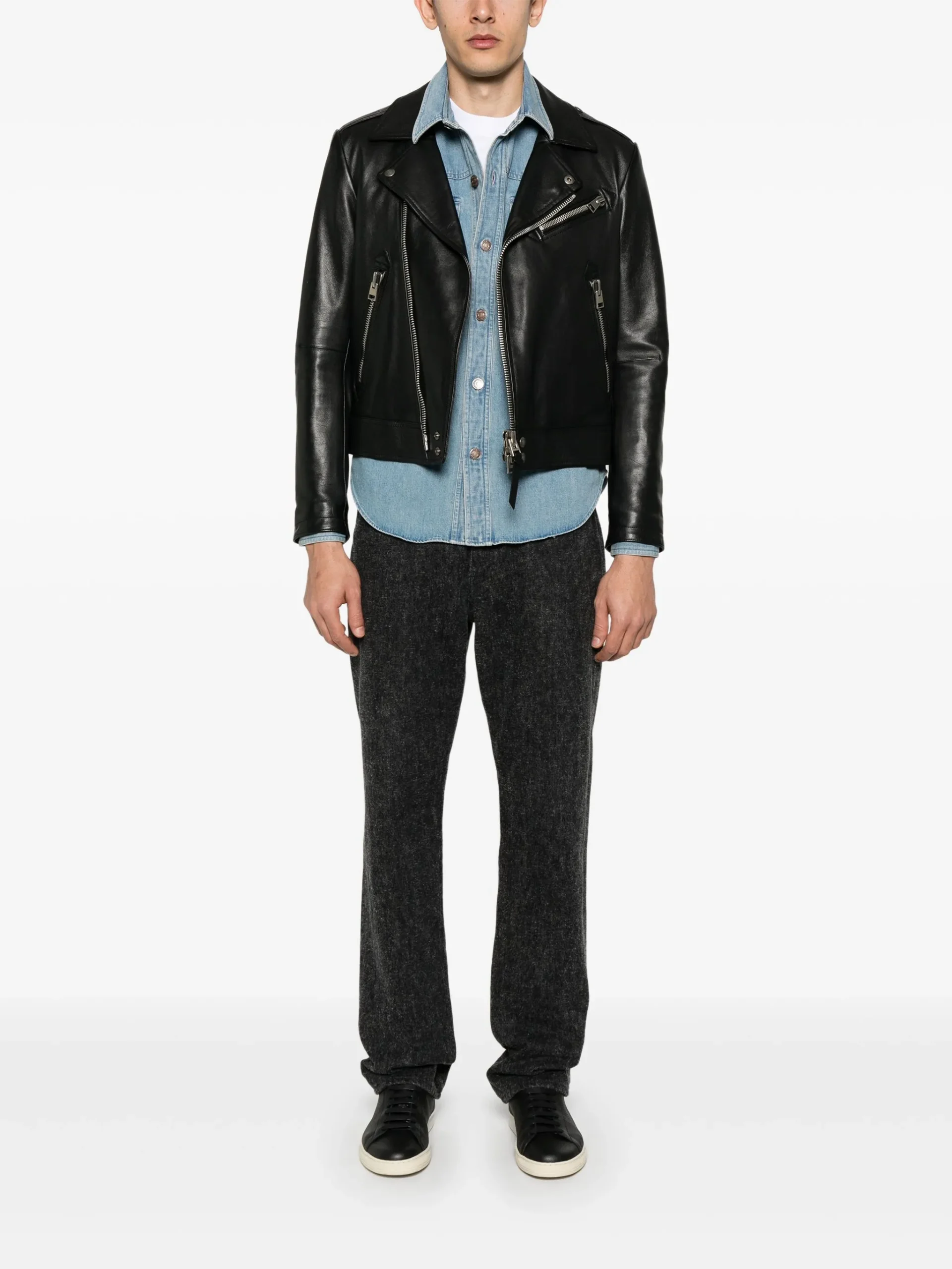 Camasa TOM FORD Denim albastra - imagine 2