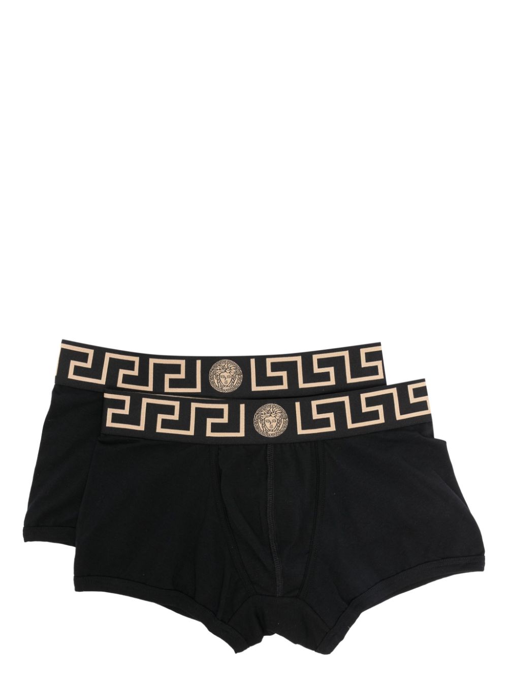 Boxeri Versace Medusa-Jacquard Briefs (2 set) negru