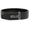 Curea TOM FORD T-buckle neagra