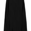 Fusta midi Fabiana Filippi A-line negru