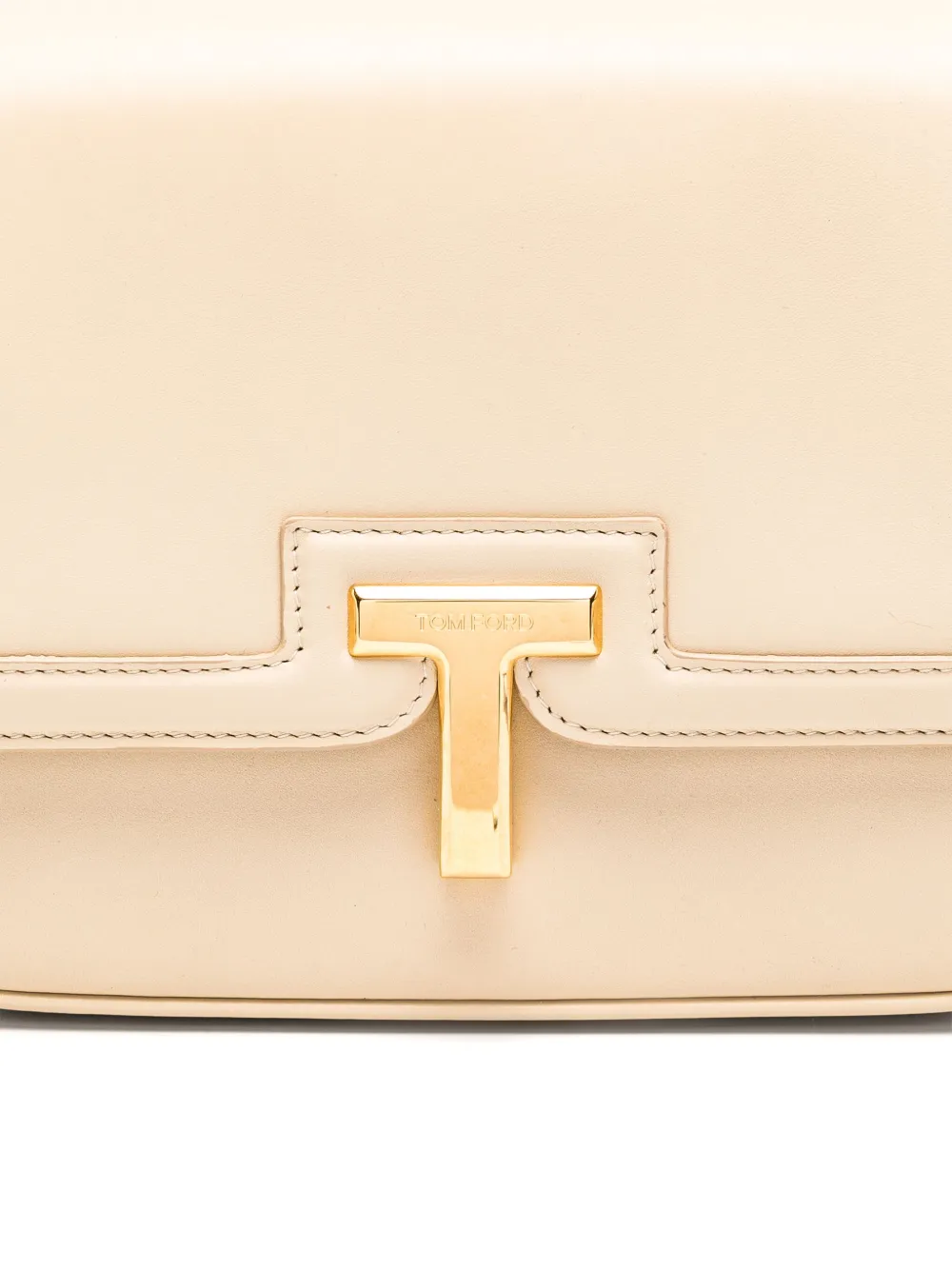 Geanta de umar TOM FORD Wallis Crossbody bej - imagine 4