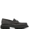 Loafers Ferragamo Gancini-Plaque gri