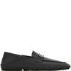Loafers Ferragamo Gancini-Plaque negru