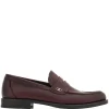 Loafers Ferragamo Gancini-Plaque Penny visiniu