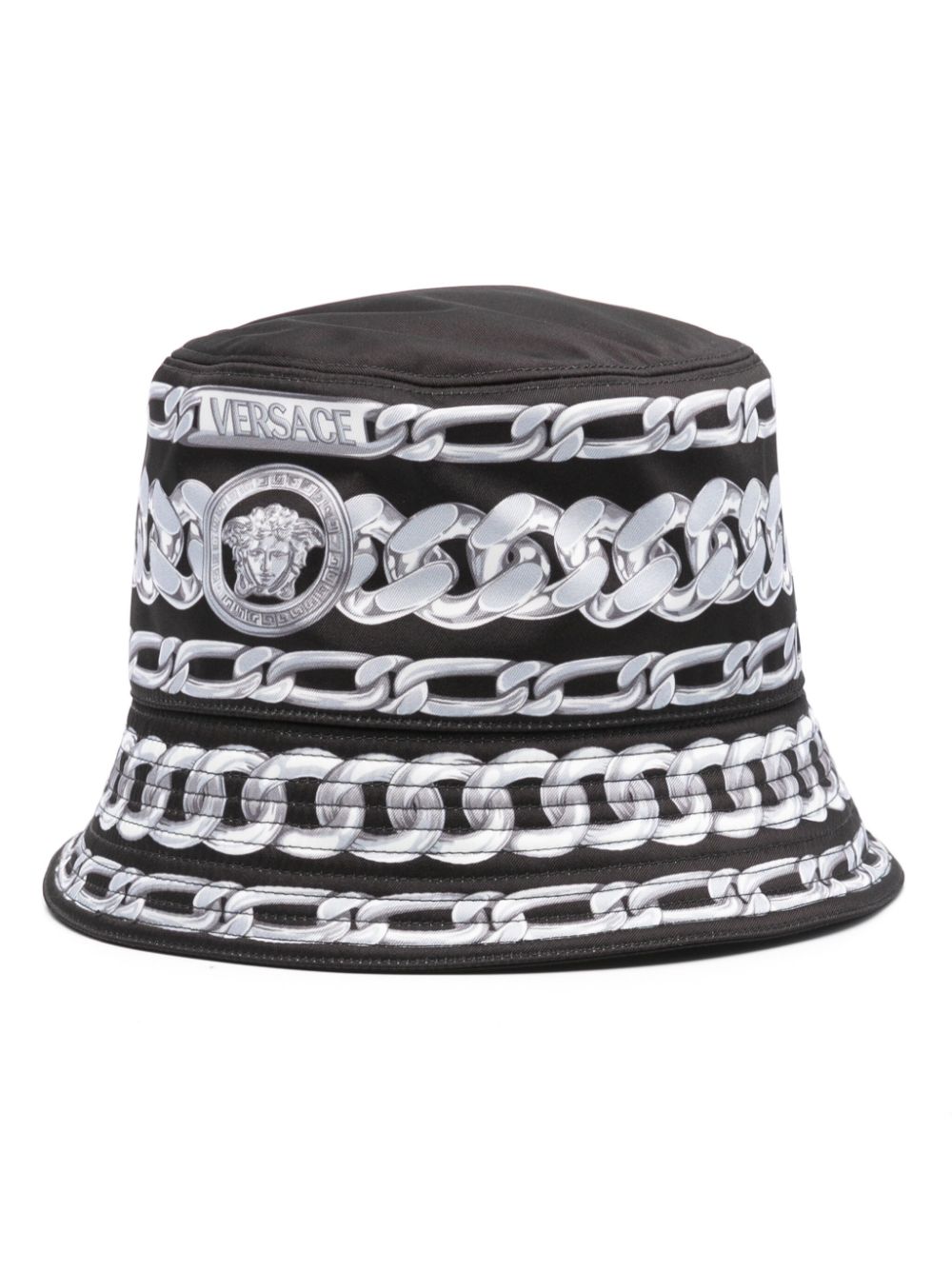 Palarie Versace Medusa Chains Bucket Hat negru