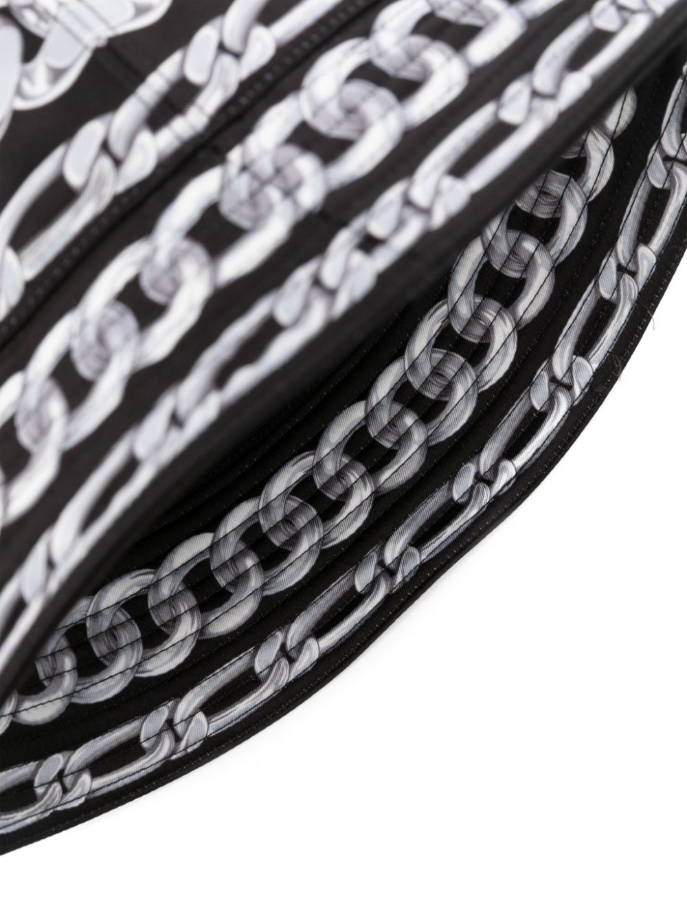 Palarie Versace Medusa Chains Bucket Hat negru - imagine 2