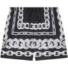 Pantaloni scurti Versace Medusa Chains negru
