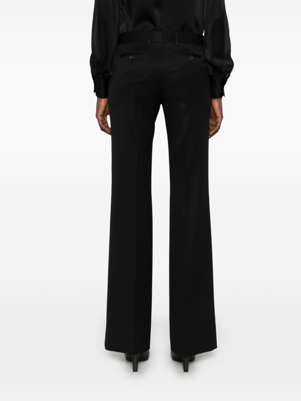 Pantaloni TOM FORD Wool Tailored negru - imagine 2
