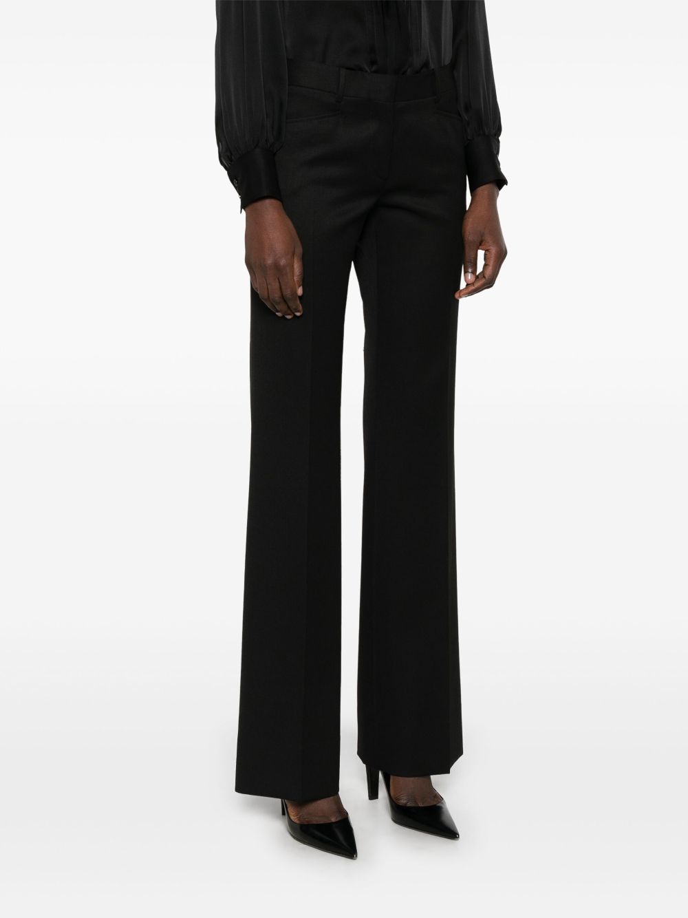Pantaloni TOM FORD Wool Tailored negru - imagine 3