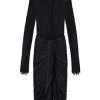 Rochie midi Isabel Marant Ophelie negru
