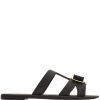 Sandale Ferragamo New Vara Plate negru