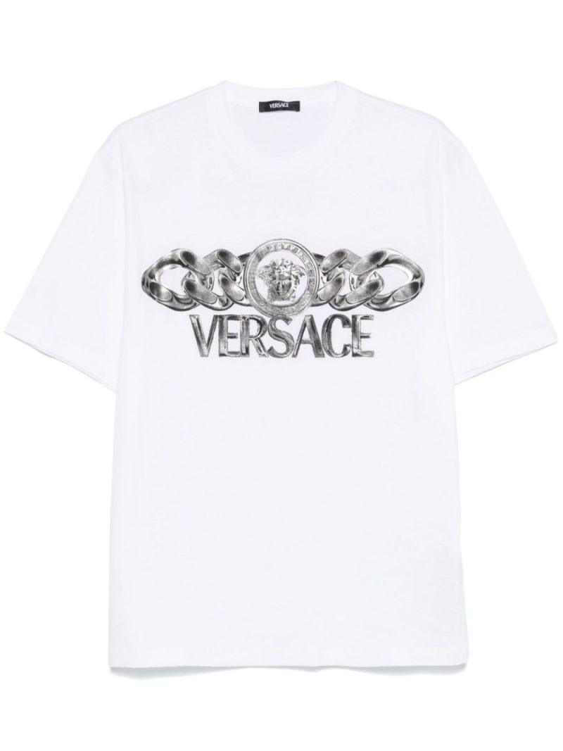Tricou Versace Medusa Head-Print alb