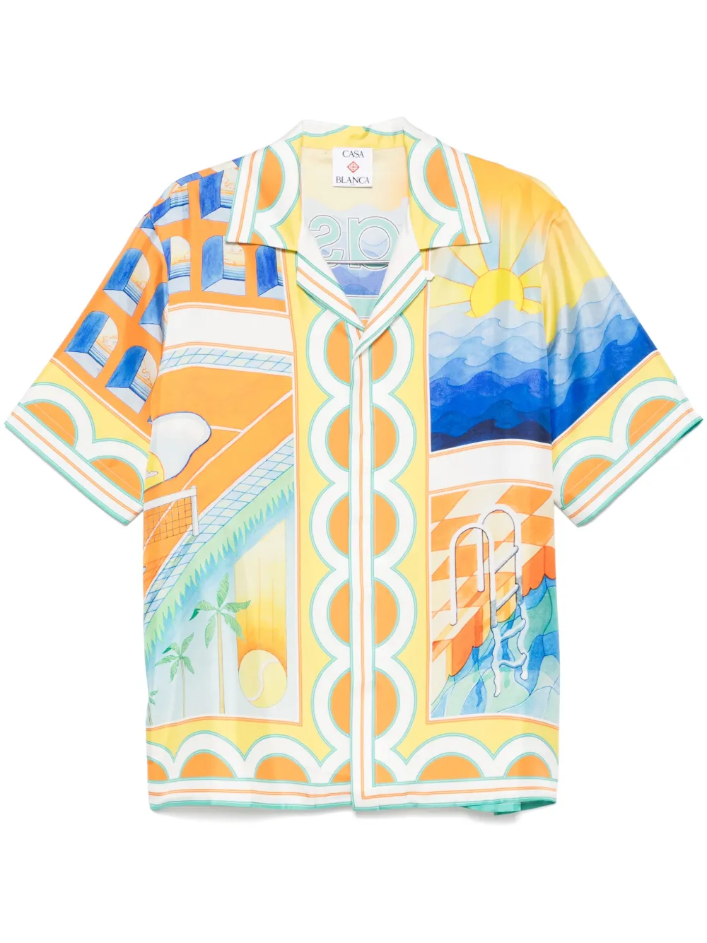 Camasa Casablanca Surreal Pool multiocolor