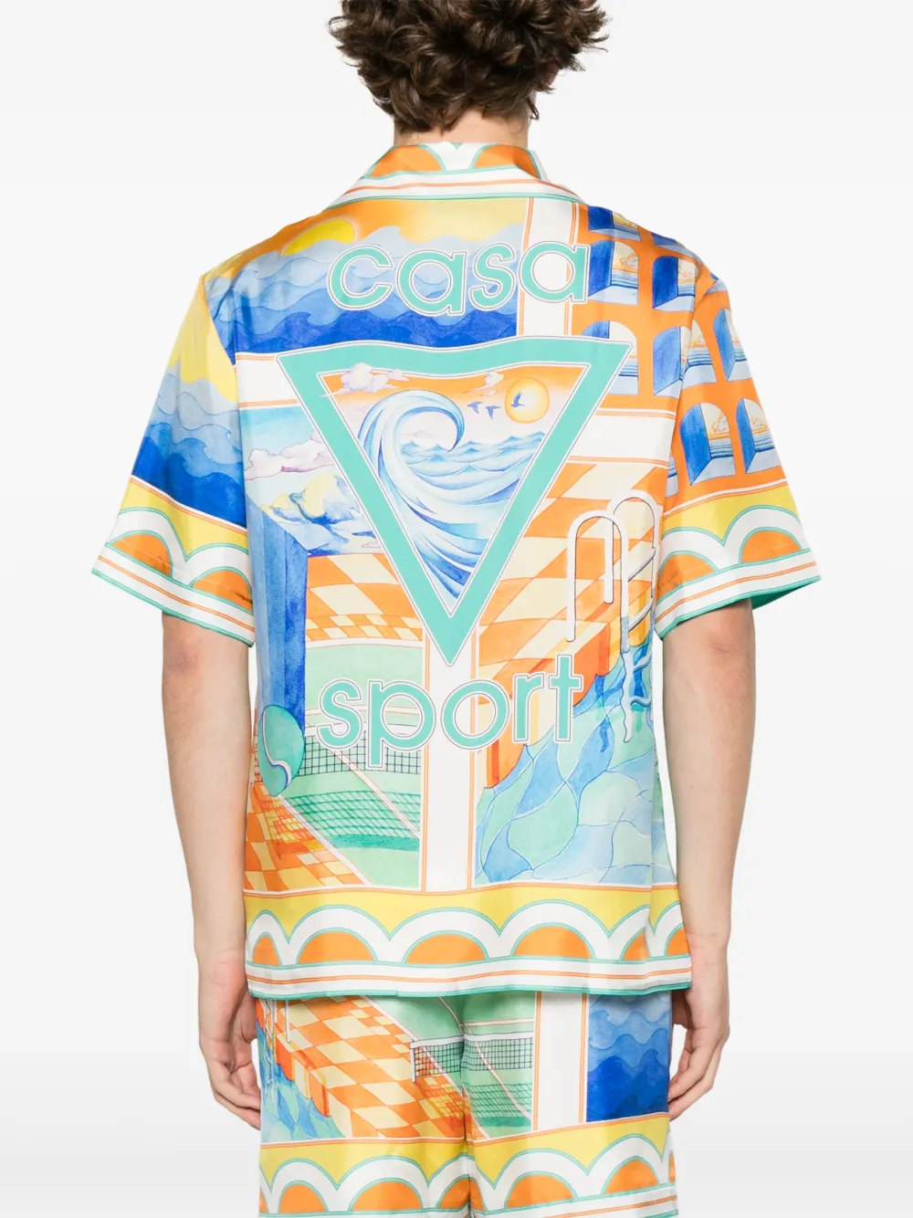 Camasa Casablanca Surreal Pool multiocolor - imagine 2