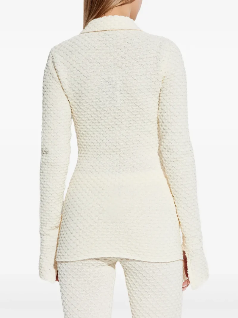 Alternative view of Camasa Casablanca Textured alb