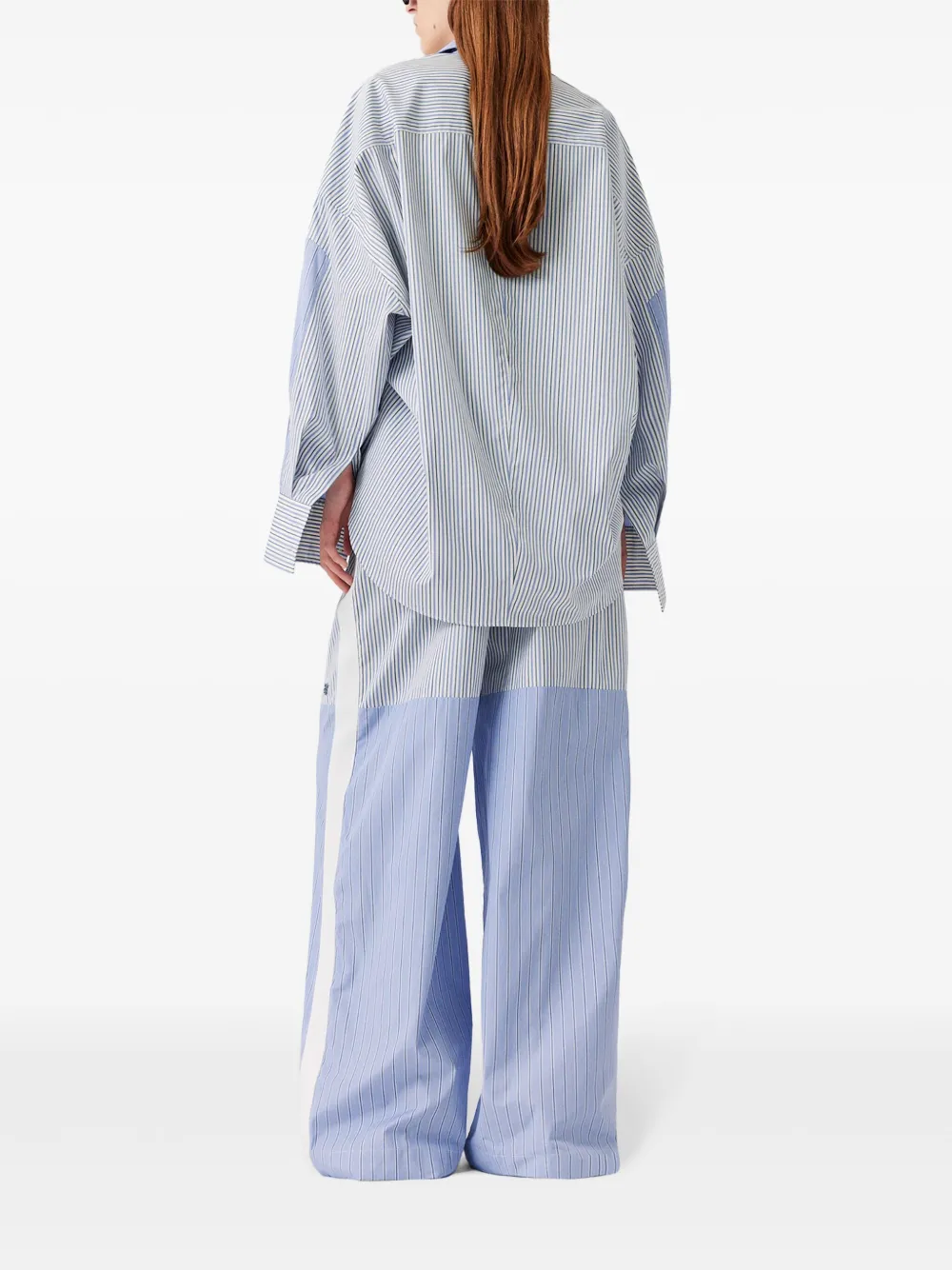 Camasa Stella McCartney Striped albastru - imagine 2