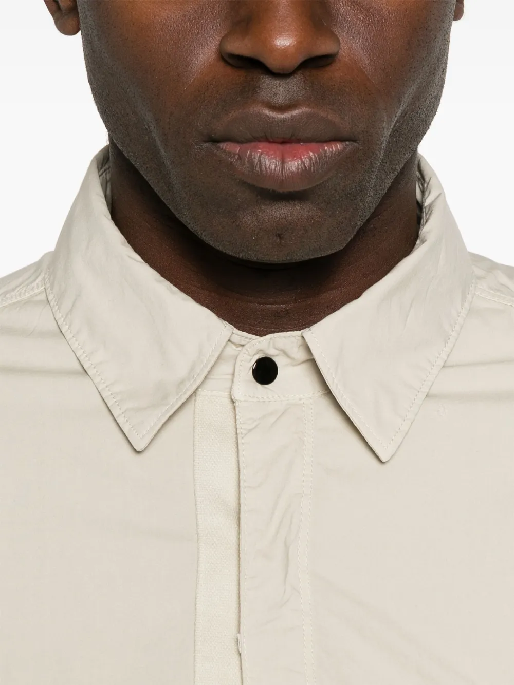 Camasa Stone Island Compass-Badge bej - imagine 4