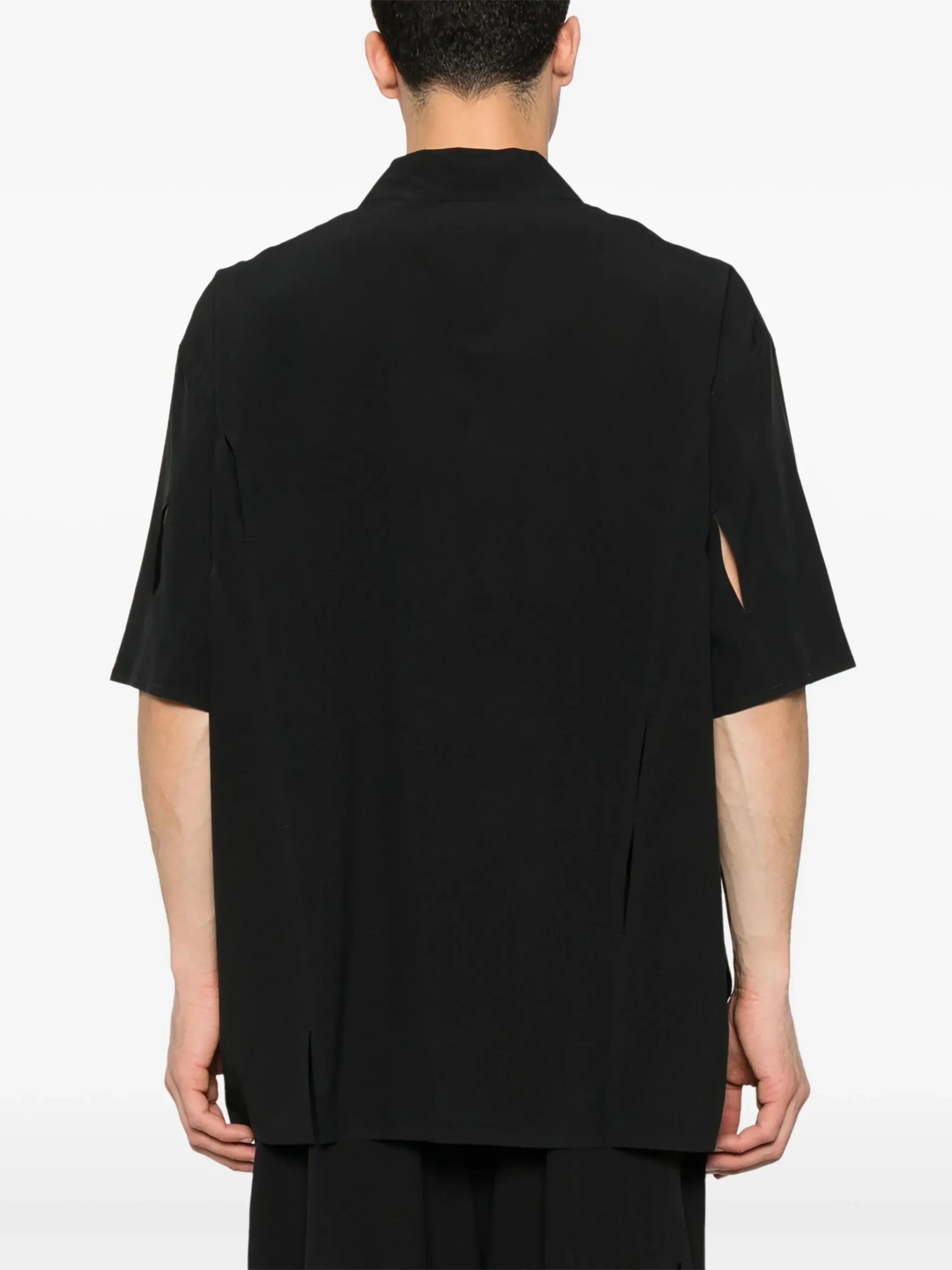 Camasa Y-3 Ultralight Woven neagra - imagine 4