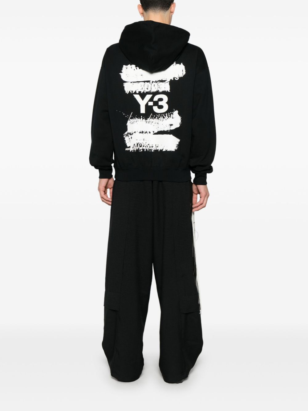 Hanorac Y-3 Graphic negru - imagine 2