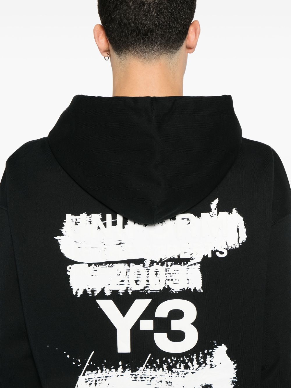 Hanorac Y-3 Graphic negru - imagine 5