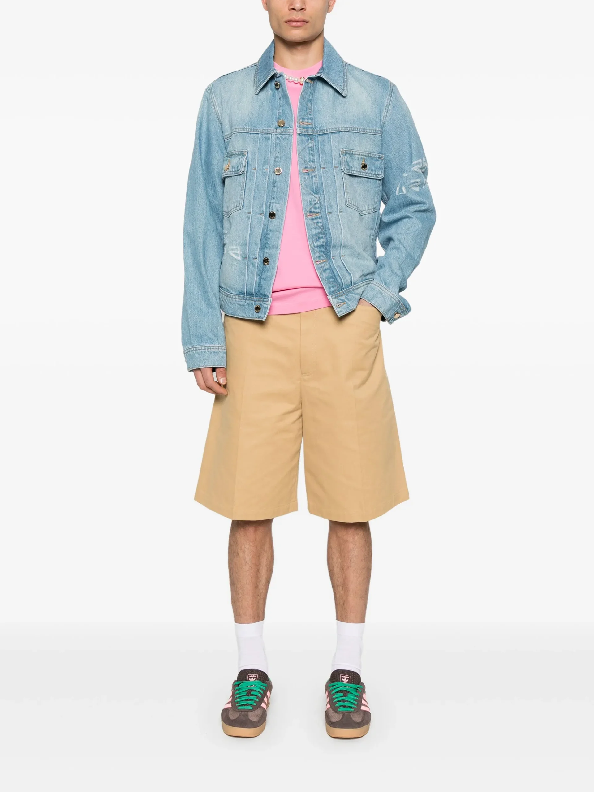 Jacheta Casablanca Denim albastra - imagine 2