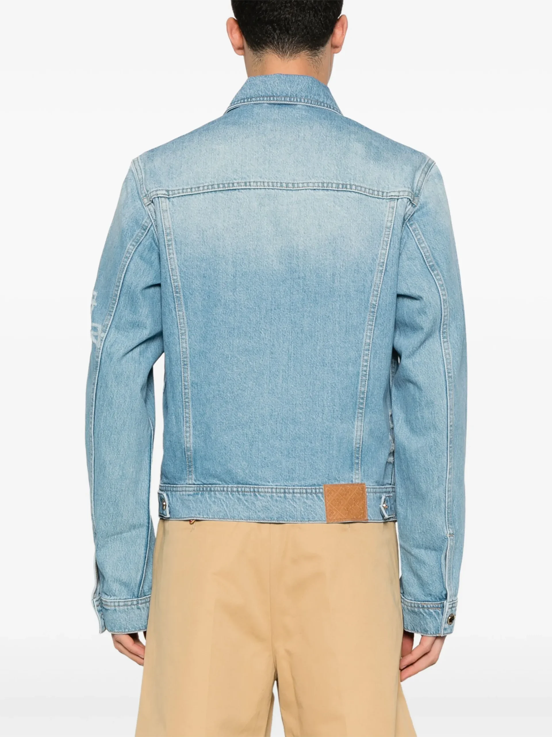 Jacheta Casablanca Denim albastra - imagine 4