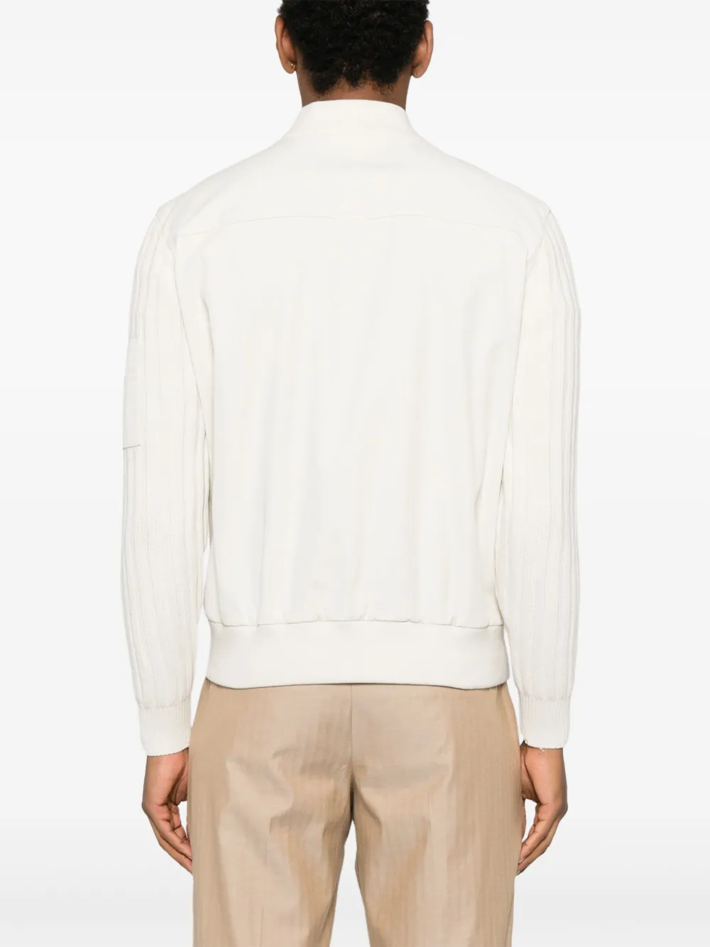 Jacheta Eleventy Gabardine Bomber bej - imagine 2