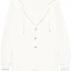 Jacheta Eleventy Hooded alb