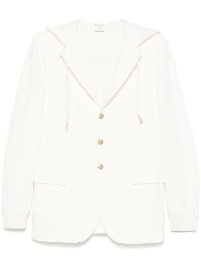 Jacheta Eleventy Hooded alb