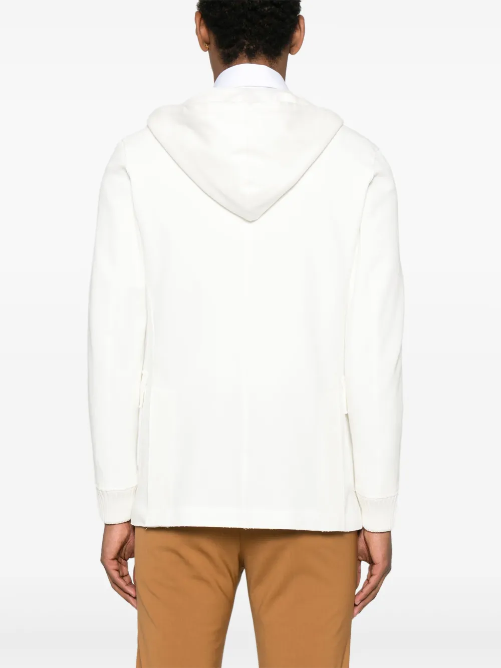 Jacheta Eleventy Hooded alb - imagine 2