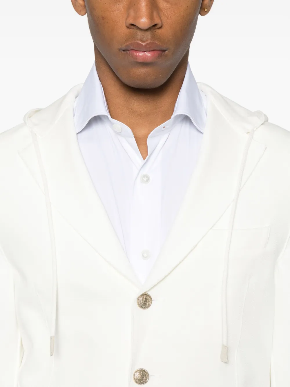 Jacheta Eleventy Hooded alb - imagine 5