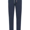 Pantaloni Eleventy Drawstring Straight-Leg bleumarin