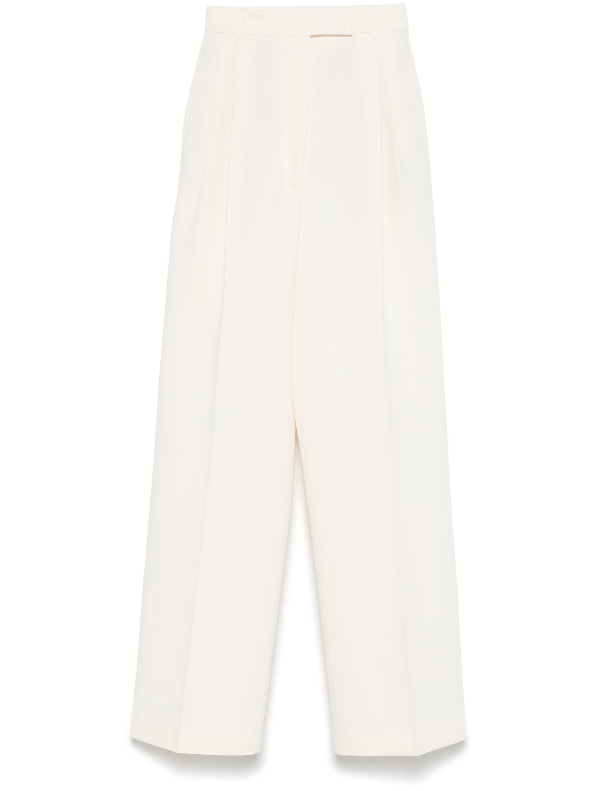 Pantaloni Róhe high-waisted albi