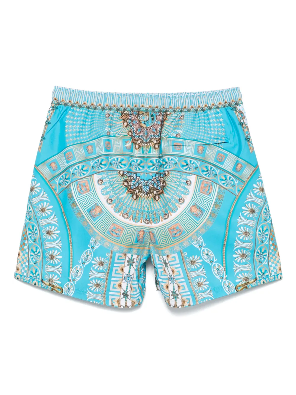 Pantaloni scurti Camilla Temple of Light albastru - imagine 2