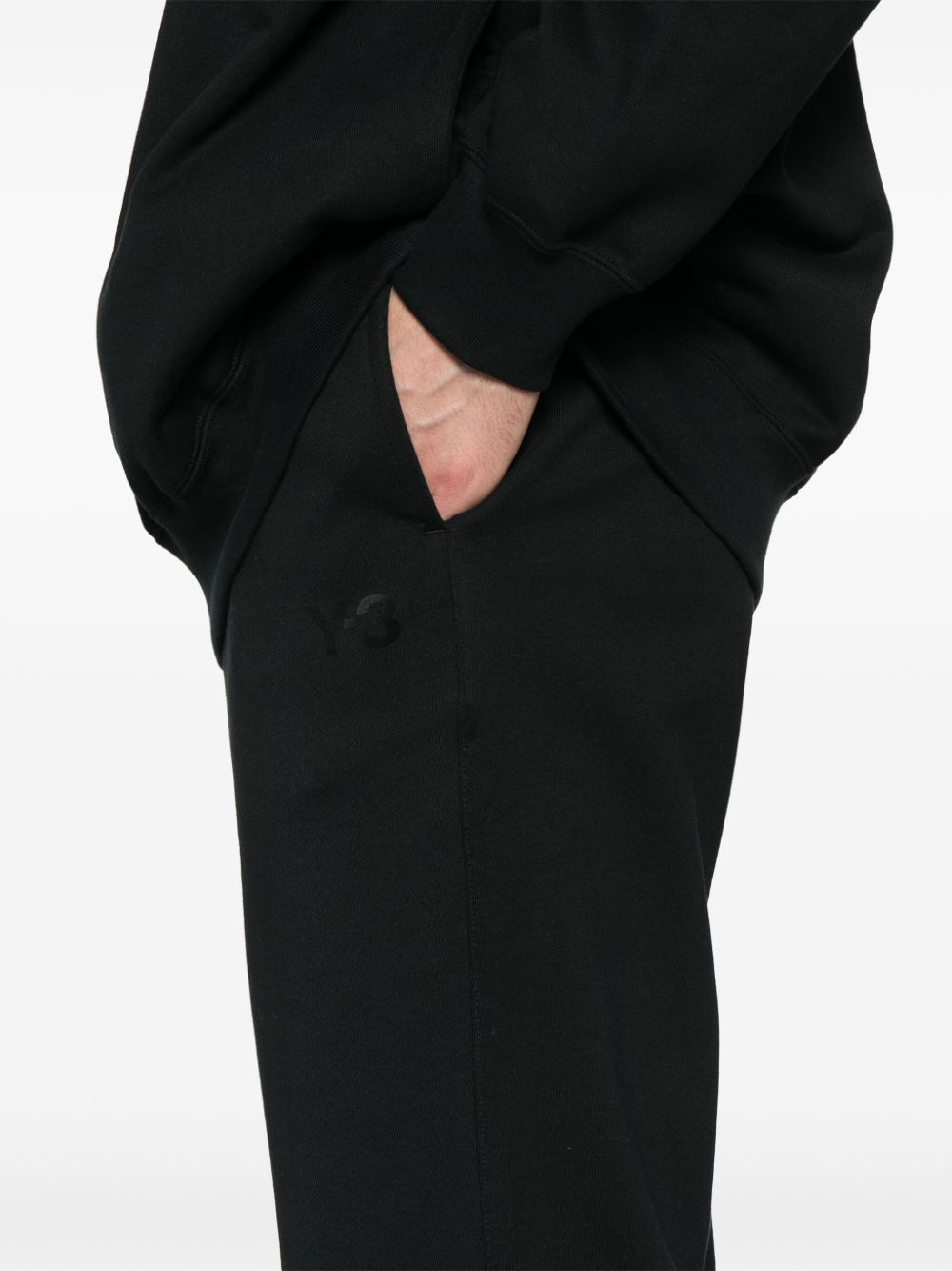 Pantaloni Y-3 French-Terry Track negru - imagine 5