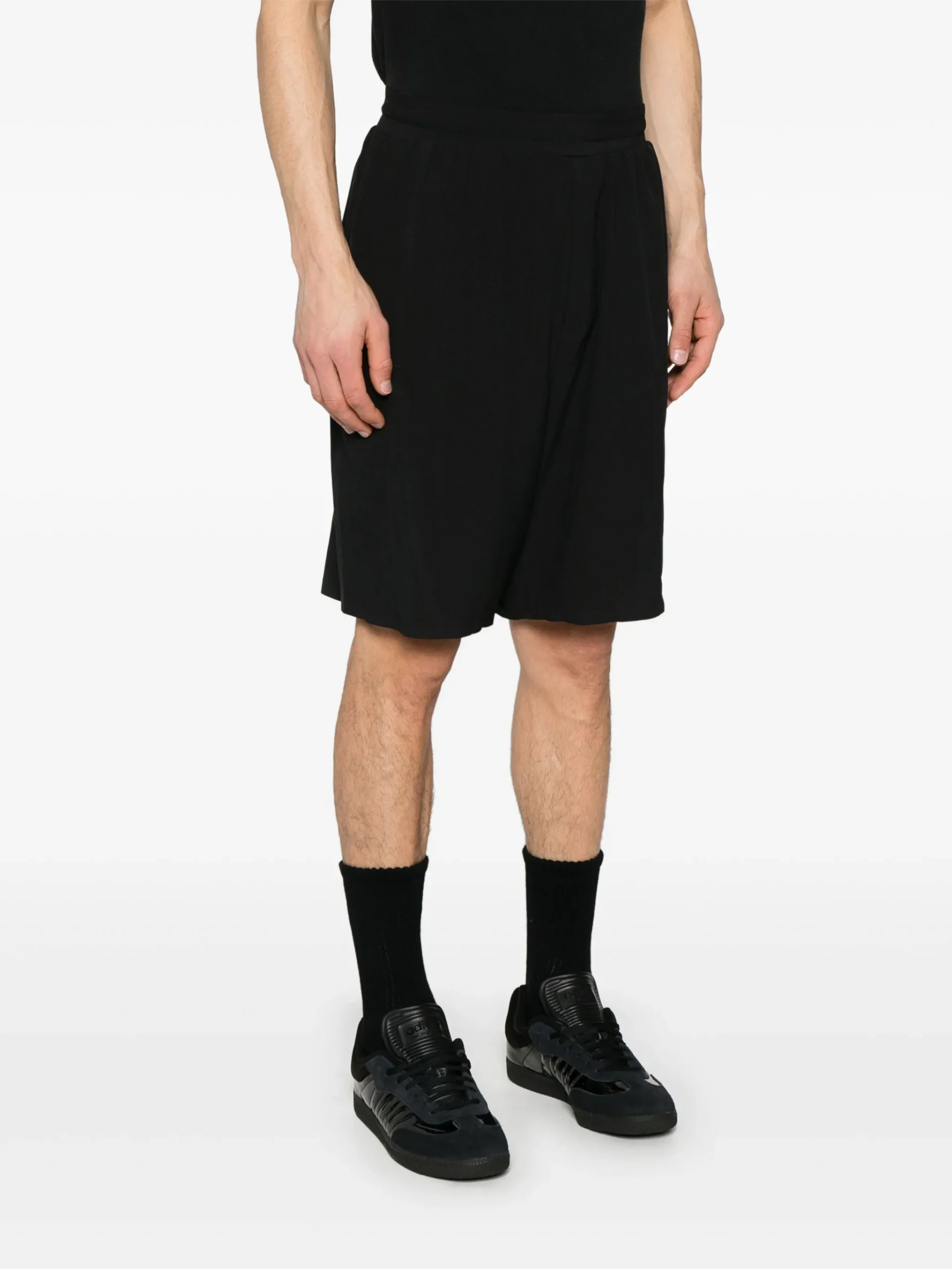 Pantaloni Y-3 Ultralight Woven negri - imagine 5