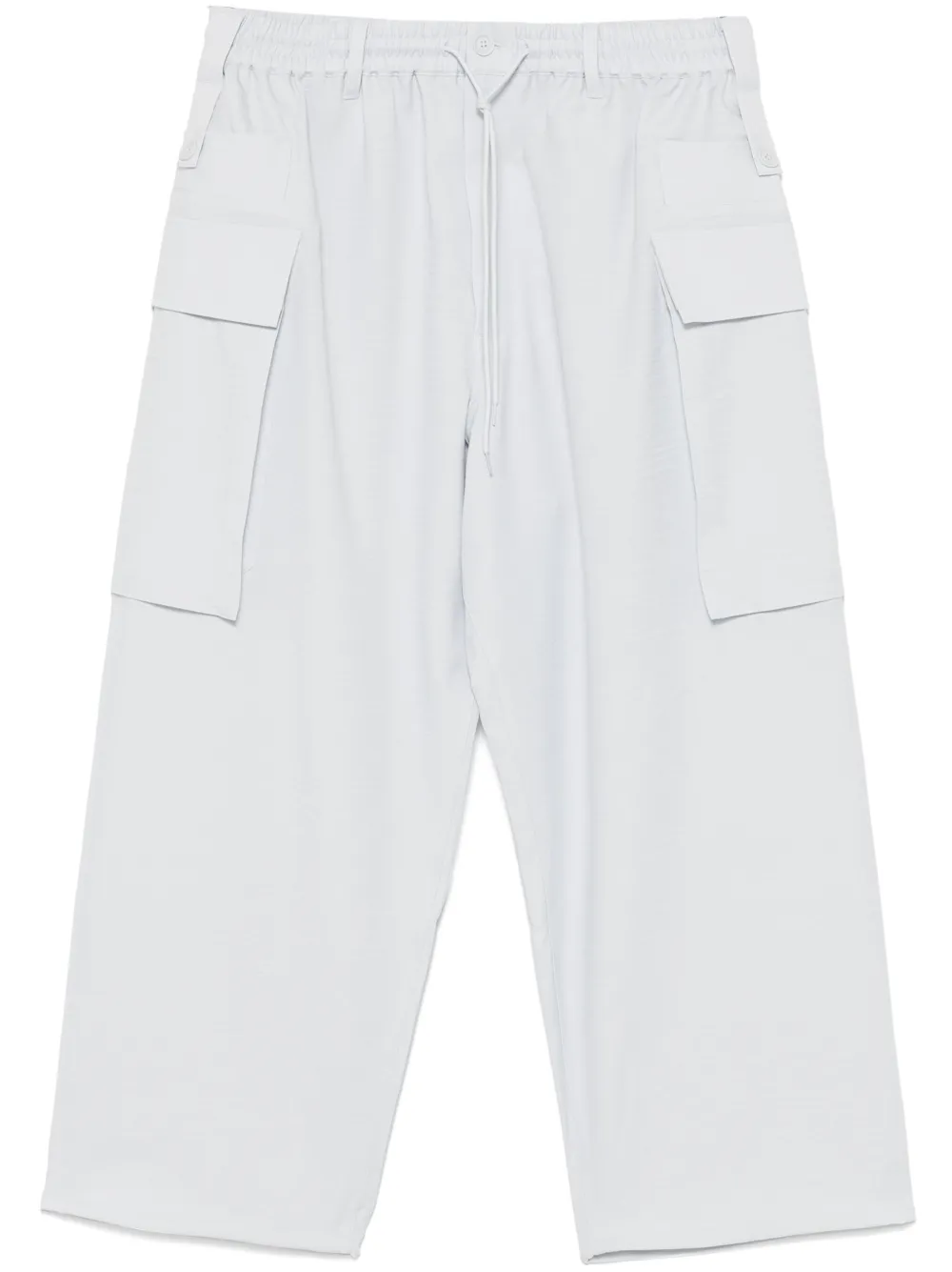 Pantaloni Y-3 Wide-Leg Cargo albastru