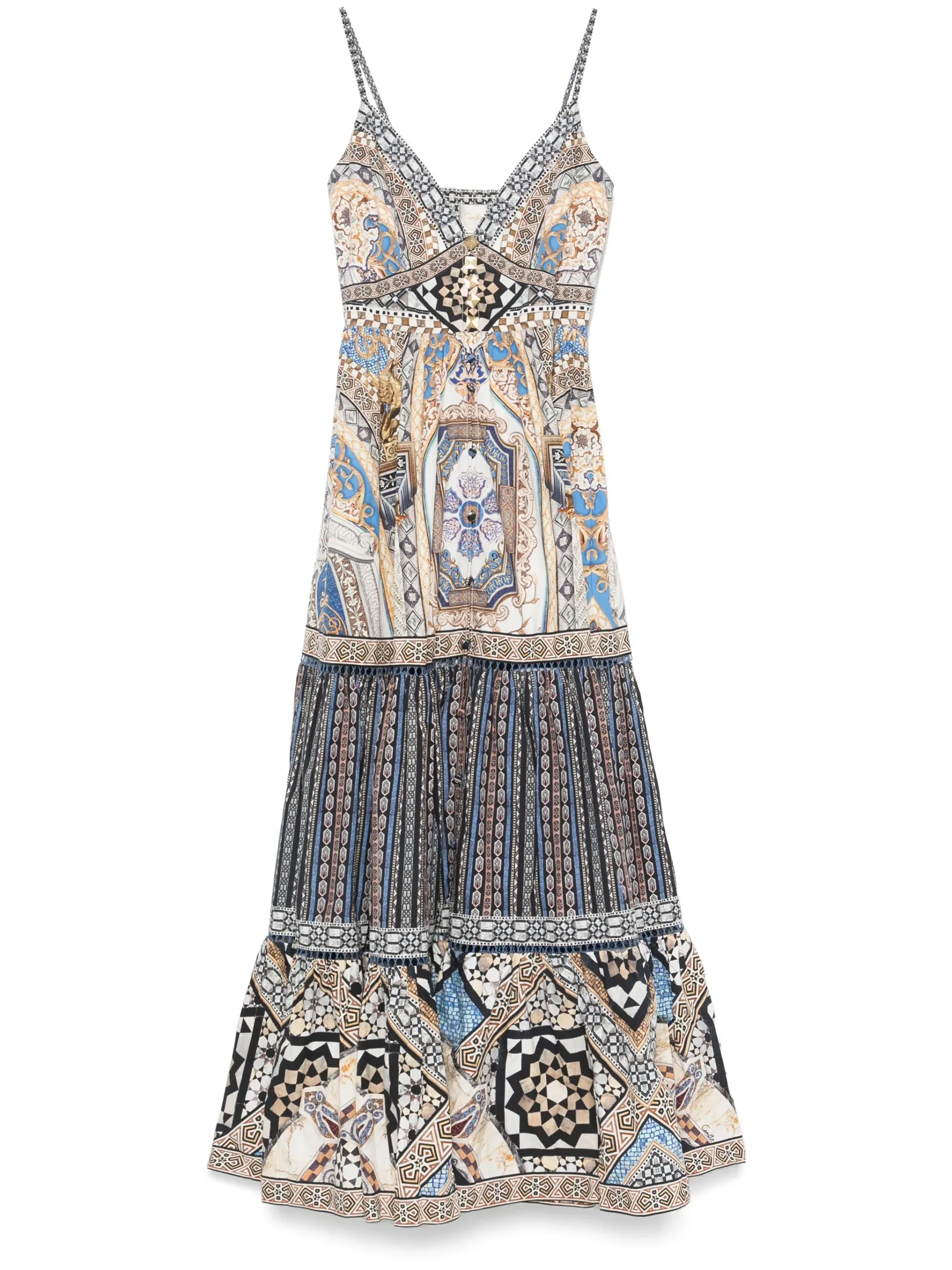 Rochie maxi Camilla " Make me your mosaic" multicolor