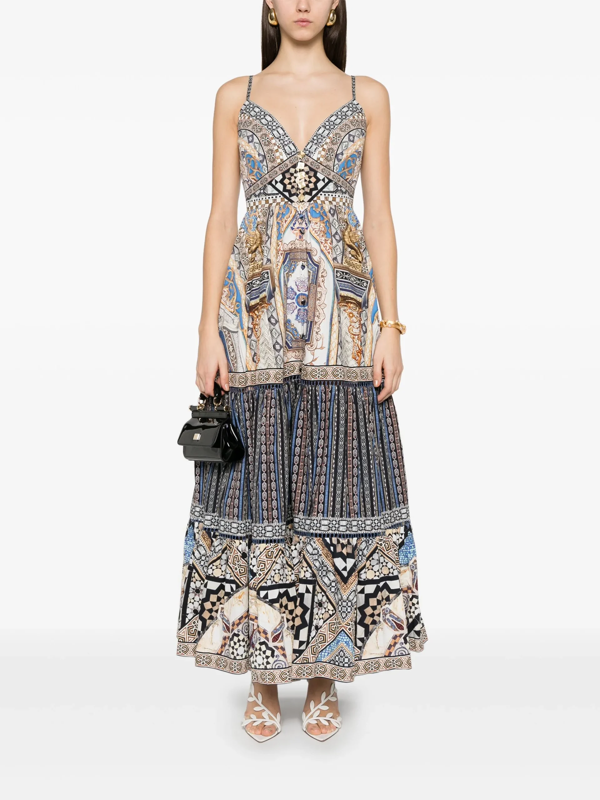 Rochie maxi Camilla " Make me your mosaic" multicolor - imagine 2