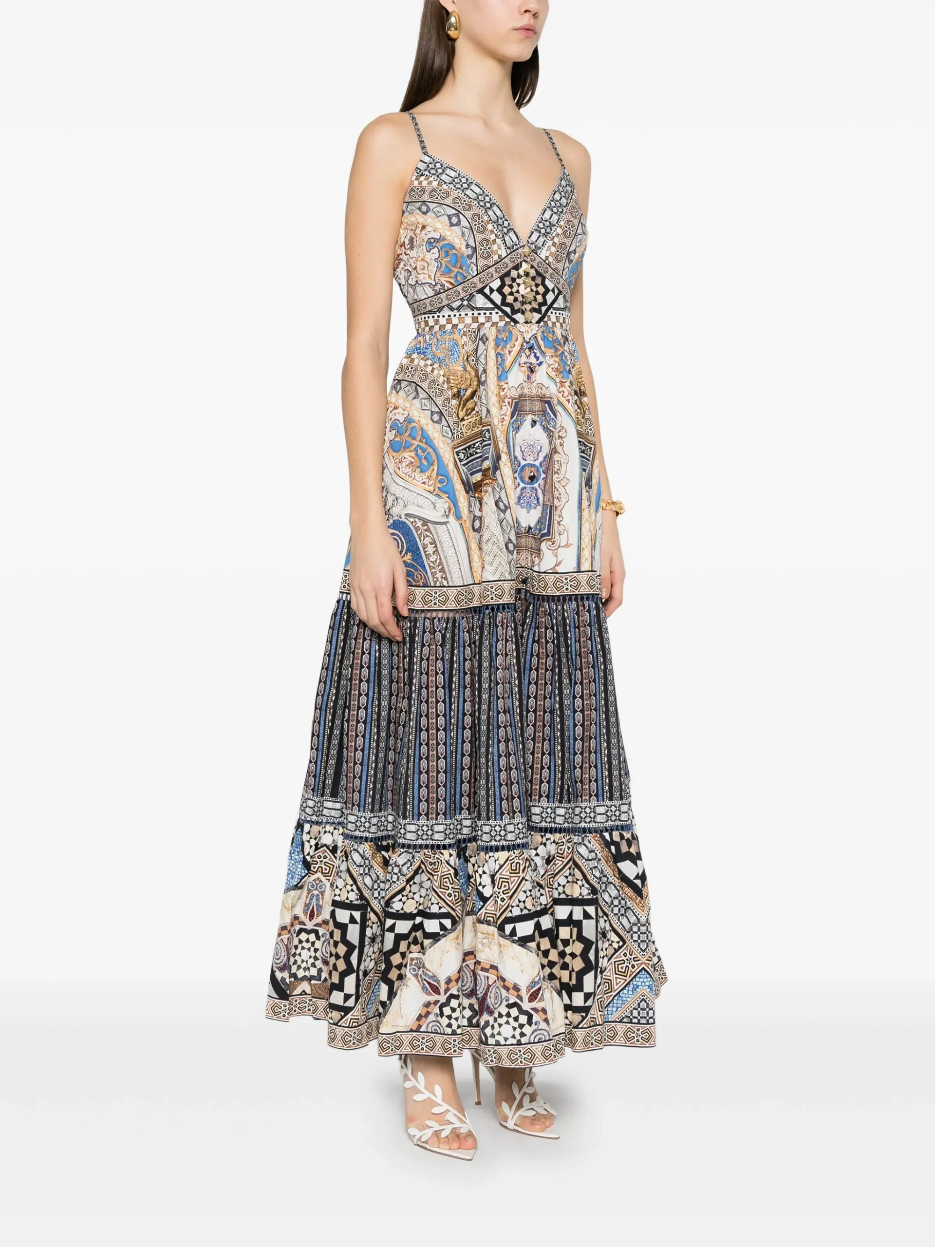 Rochie maxi Camilla " Make me your mosaic" multicolor - imagine 5