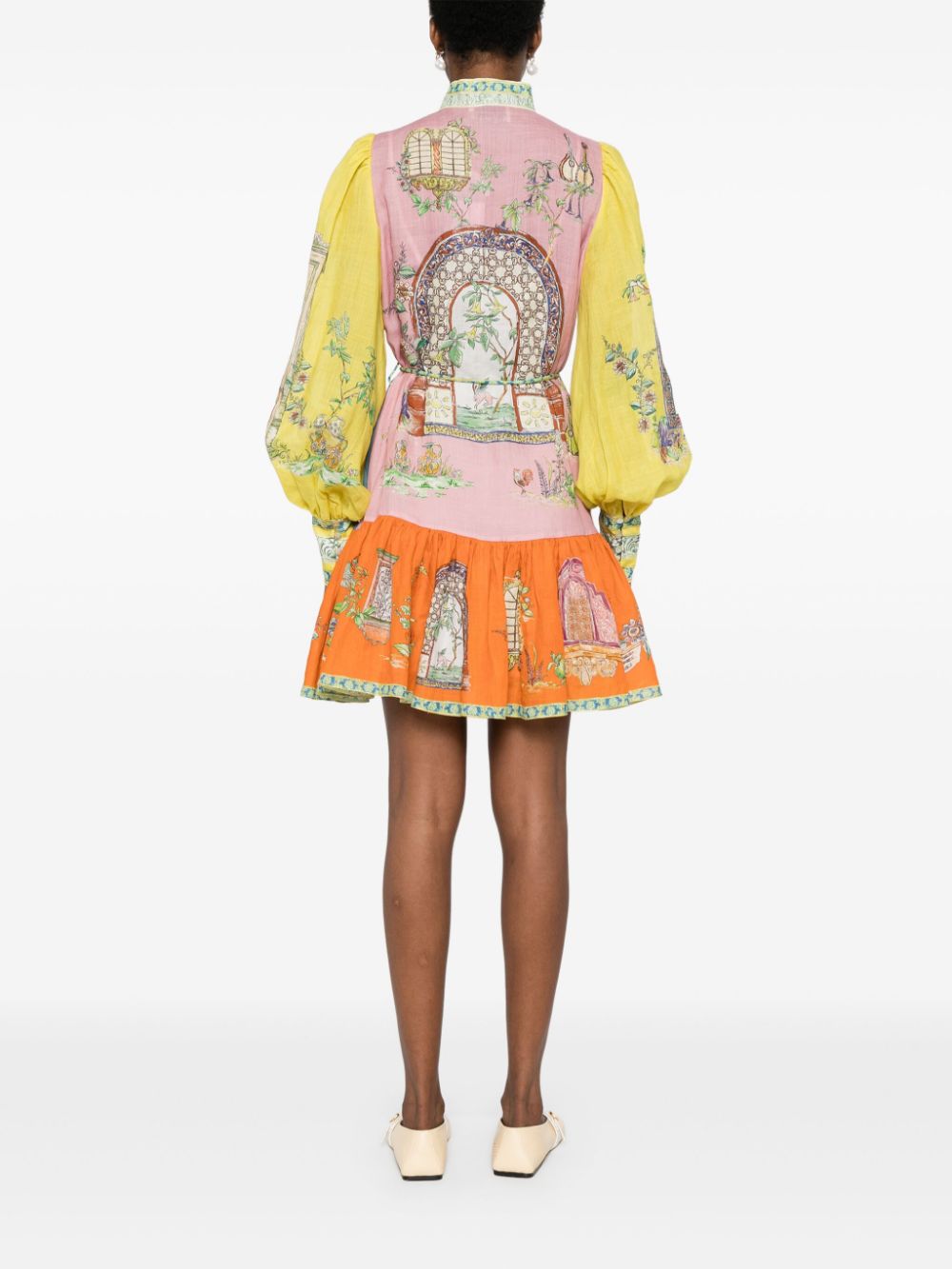 Rochie mini Alemais Monte multicolor - imagine 2