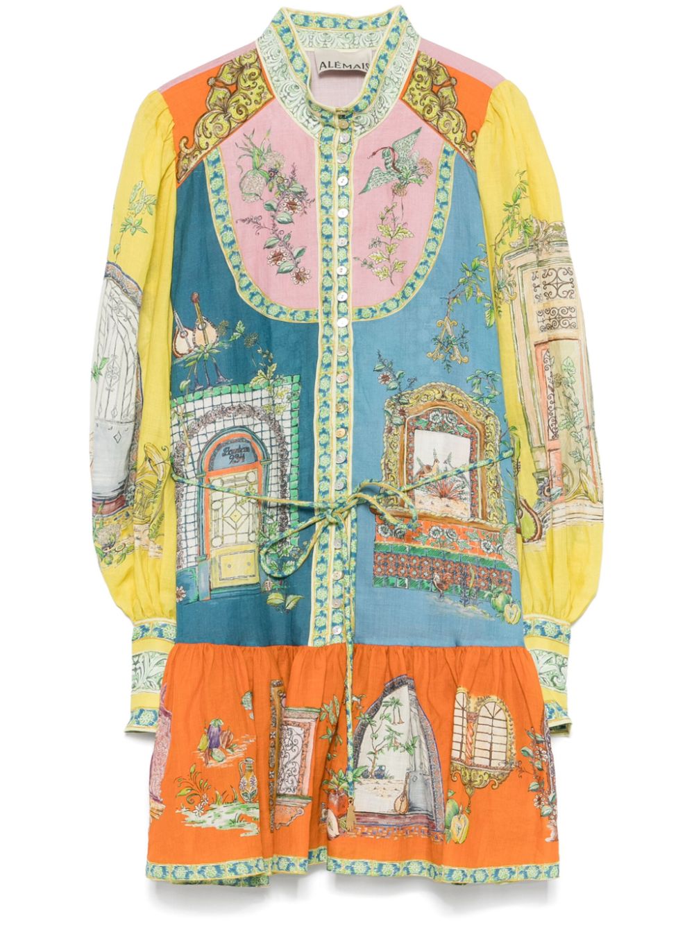 Rochie mini Alemais Monte multicolor