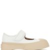 Sneakers Marni Mary Jane Ballerinas alb